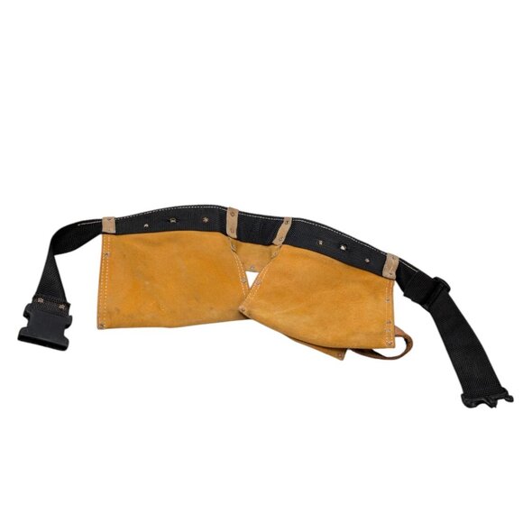 Master Mechanic Leather Tool Belt Master MM370X-3 Double Pouch Adjustable - Picture 7 of 16